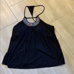 Victoria’s Secret T Back Sequin Detail Tank